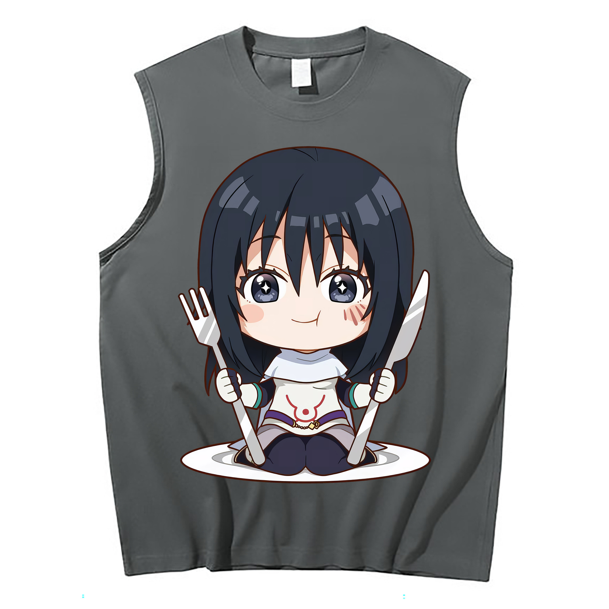 （画像用） 転スラ Regarding Reincarnated to Slime コットン100％タンクトップ（フロントプリント）